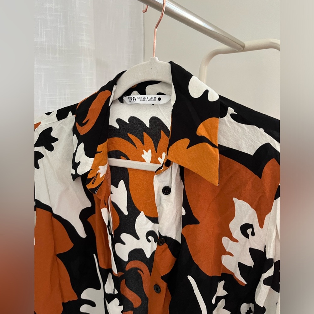 Zara Printed Top - Picture 5 of 7